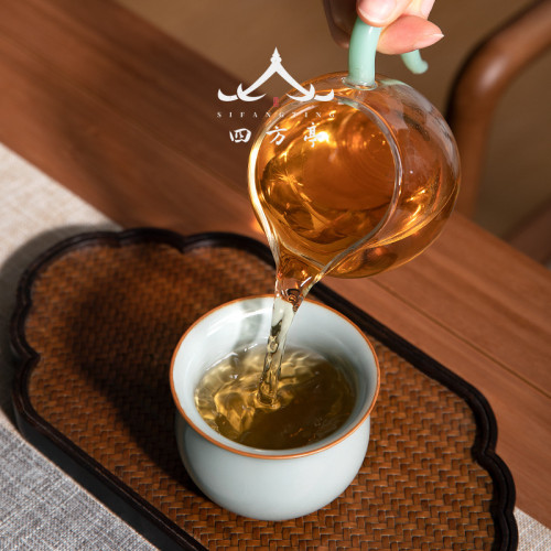 汝窰茶杯大號天青色主人杯冰裂個人專用喝茶開片可養男士