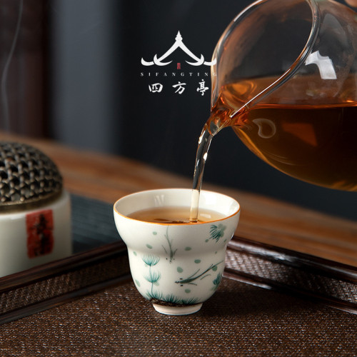 景德鎮釉下彩男女茶杯陶瓷家用單杯小號單杯茶具品茗杯酒杯