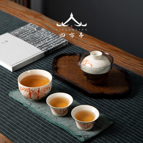 旅行茶具快客杯戶外隨身可攜式一壺二杯陶瓷茶具套裝個人專用出差