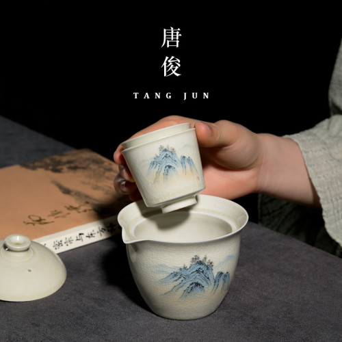 旅行茶具一壺二杯快客杯小套裝可攜式包戶外車用功夫泡茶壺單人一人