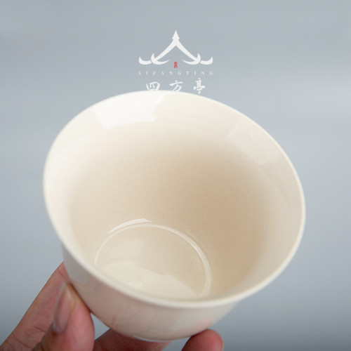 草木灰蓋碗功夫茶具手抓陶瓷二才泡茶碗家用三才復古單個碗蓋杯