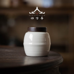 茶葉罐小號陶瓷密封罐儲茶罐可攜式防潮家用日式罐子高檔精品