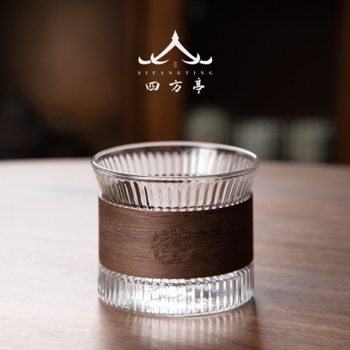 品茗杯主人杯單杯茶具茶杯茶碗加厚玻璃日式防燙個人專用杯子