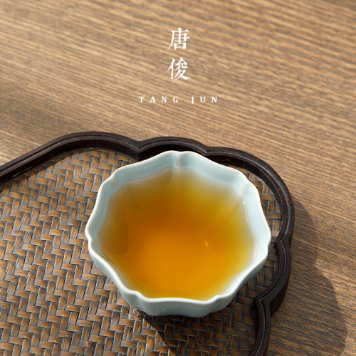 茶碗主人杯開片汝窰功夫茶杯茶具陶瓷茶盞冰裂單杯高檔百家姓