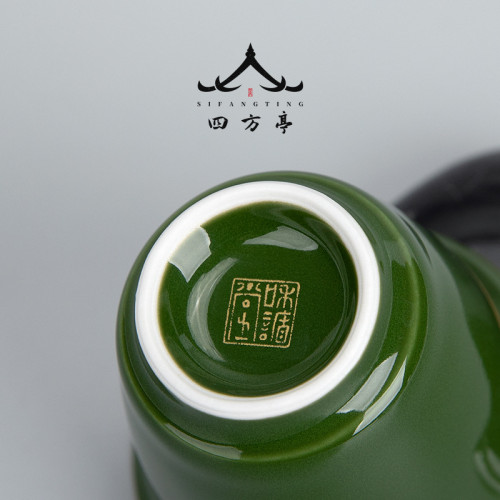 茶杯陶瓷主人杯單杯個人專用茶杯陶瓷品茗杯功夫茶具茶盞家用白瓷
