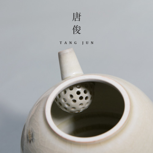 唐俊 景德鎮茶壺陶瓷單壺泡茶中式高級手工孤品家用功夫茶具