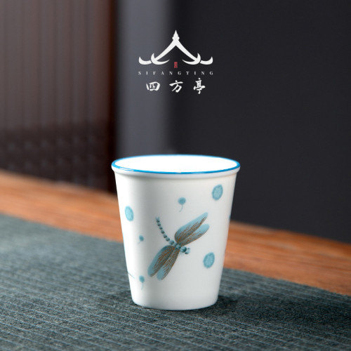 大號單杯聞香杯聚香杯薄胎主人杯茶杯陶瓷功夫茶具茶盞品茗杯茶具