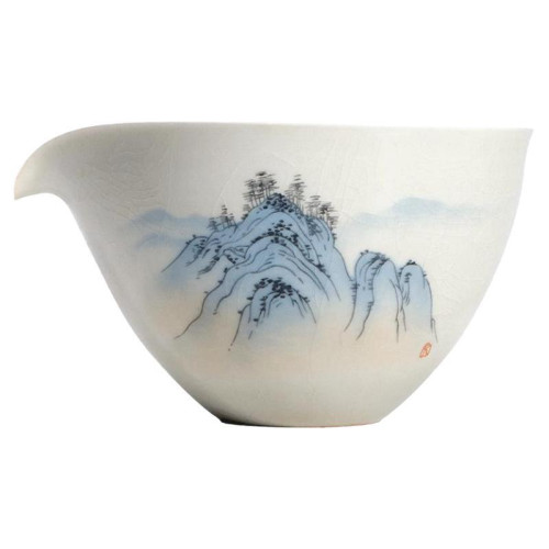 唐俊 景德鎮公道杯陶瓷中式茶海分茶器公杯高級