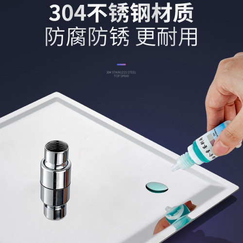 美國加壓延長桿三通分流10寸不鏽鋼組合蓮蓬花灑套裝