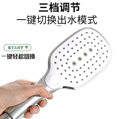 美國加壓延長桿三通分流10寸不鏽鋼組合蓮蓬花灑套裝