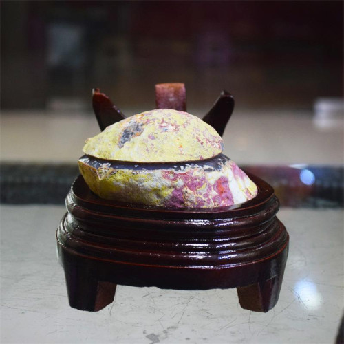 永韻天然瑪瑙水晶原石聚寶盆居家辦公紫水晶洞烏拉圭晶簇擺件