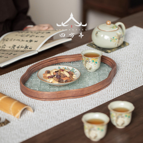 汝窰手抓壺功夫茶具套裝一人茶壺喝茶女士高顔值泡茶壺蓋碗茶杯