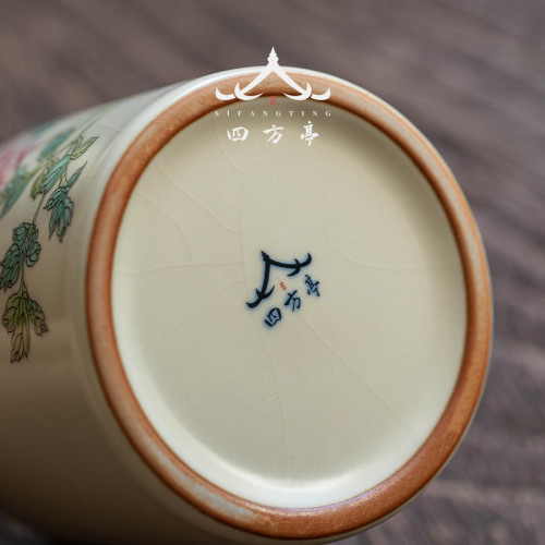 汝窰茶葉罐精緻茶罐小號陶瓷精品高檔隨身罐子擺件密封罐紅茶普洱