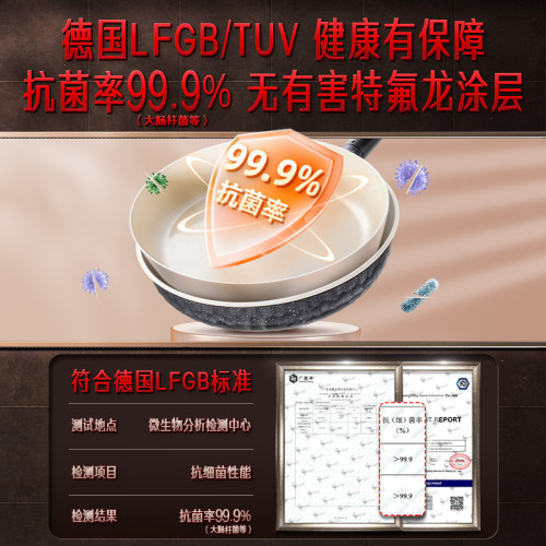 SSGP 煎鍋電磁爐煎餅牛排煎蛋鍋 不沾鍋家用廚房不沾陶瓷平底鍋