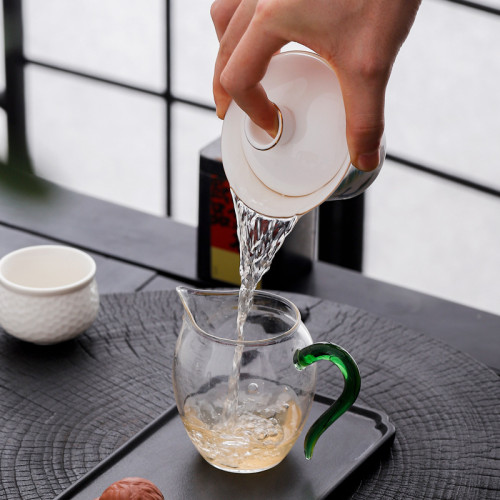 羊脂玉懸停懸浮蓋碗三才蓋碗茶具防燙陶瓷泡茶碗手工高檔帶蓋