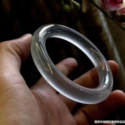緬甸老坑翡翠玻璃冰種正圈手鐲圓條白冰白月光飄花陽綠女款玉鐲子
