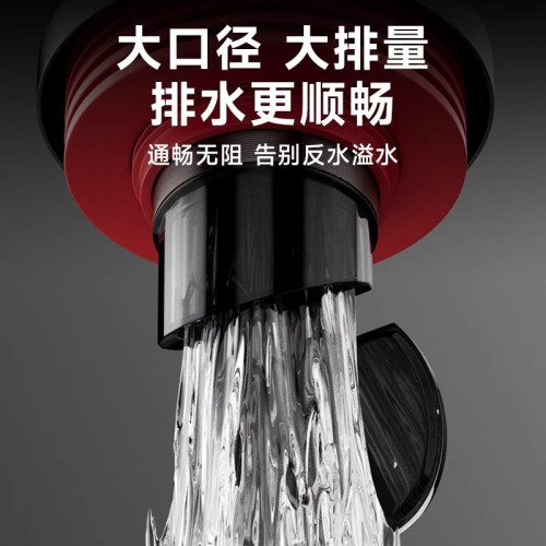 不鏽鋼下水管防返臭神器廚房管道密封圈塞洗手盆下水道封口蓋配件